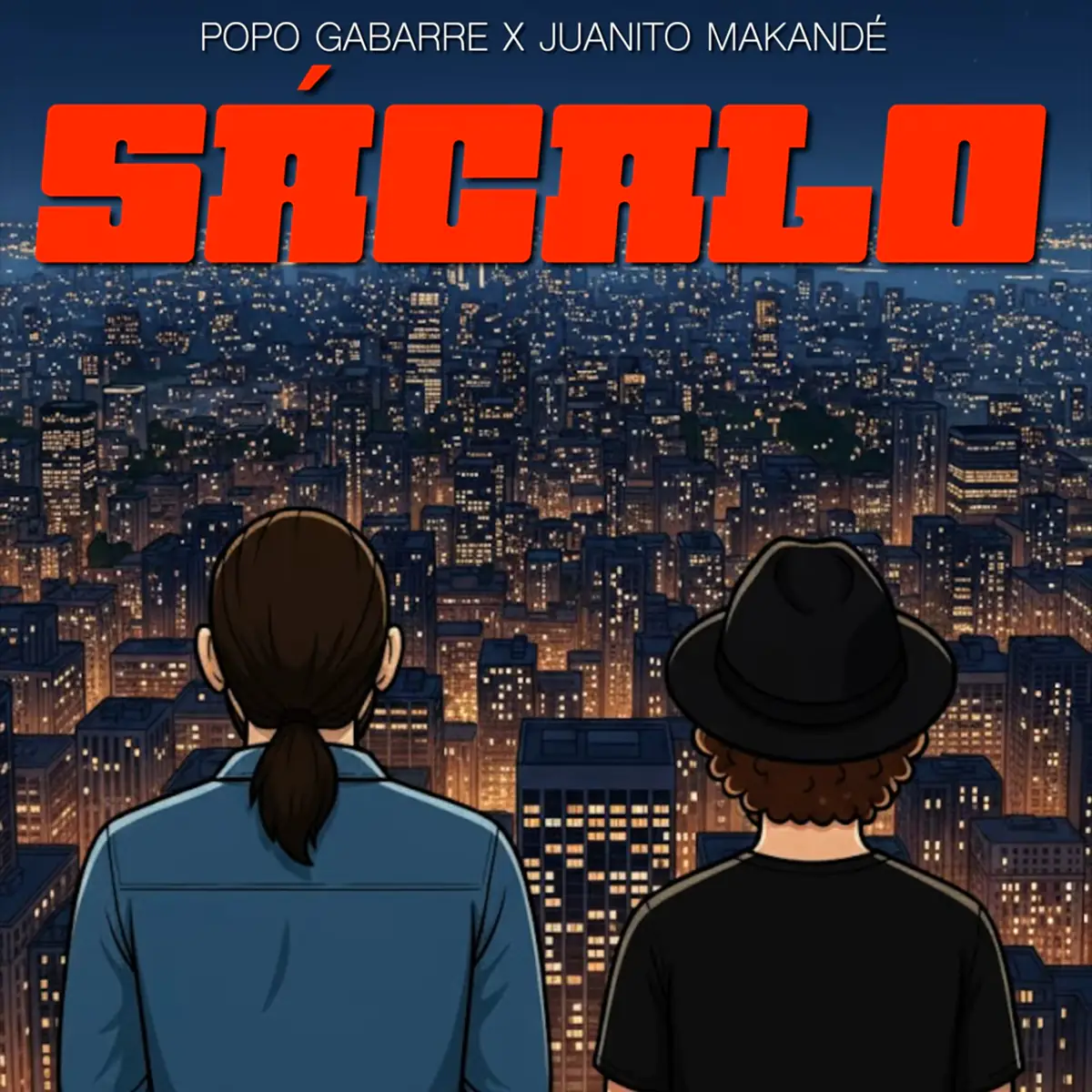 Popo Gabarre Ft. Juanito Makandé - Sácalo Portada del tema "Sácalo" de Popo Gabarre y Juanito Makandé